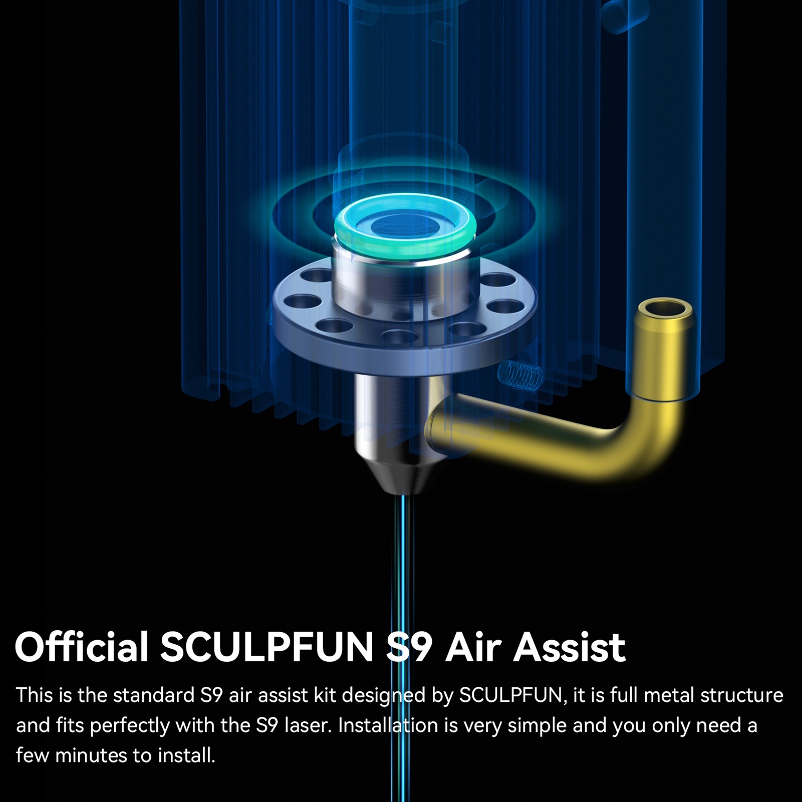 SCULPFUN-Kit de boquillas de a - Industrial Laser Engraver reseña y precio