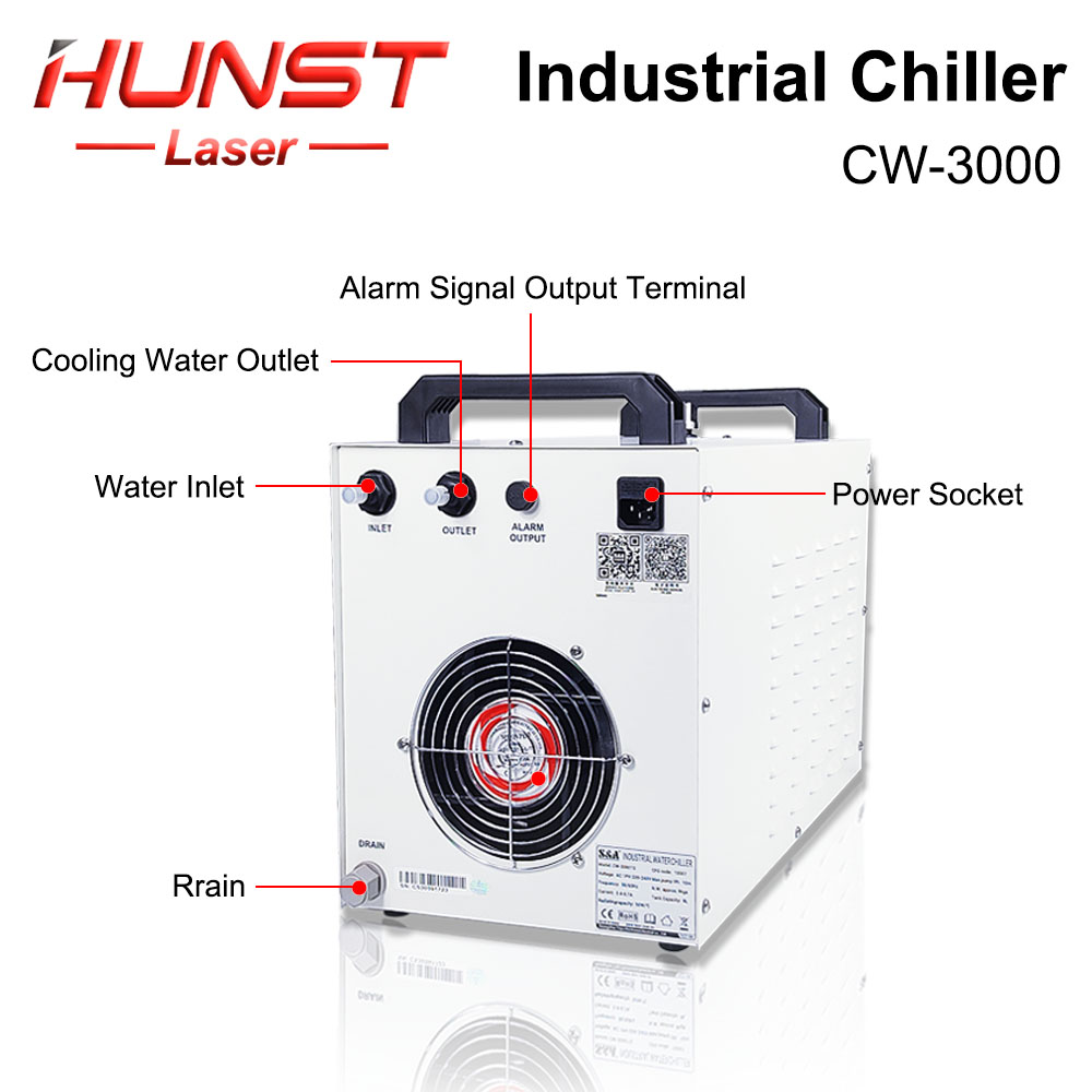 HUNST S & A CW3000 enfriador d - Laser Industrial Chiller reseña y precio