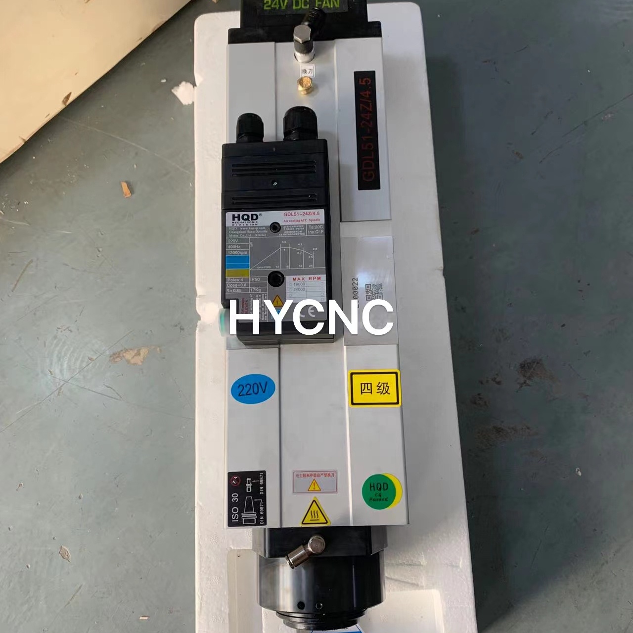 4,5 Kw Atc husillo Iso30 Motor - Cnc Spindle Motor reseña y precio