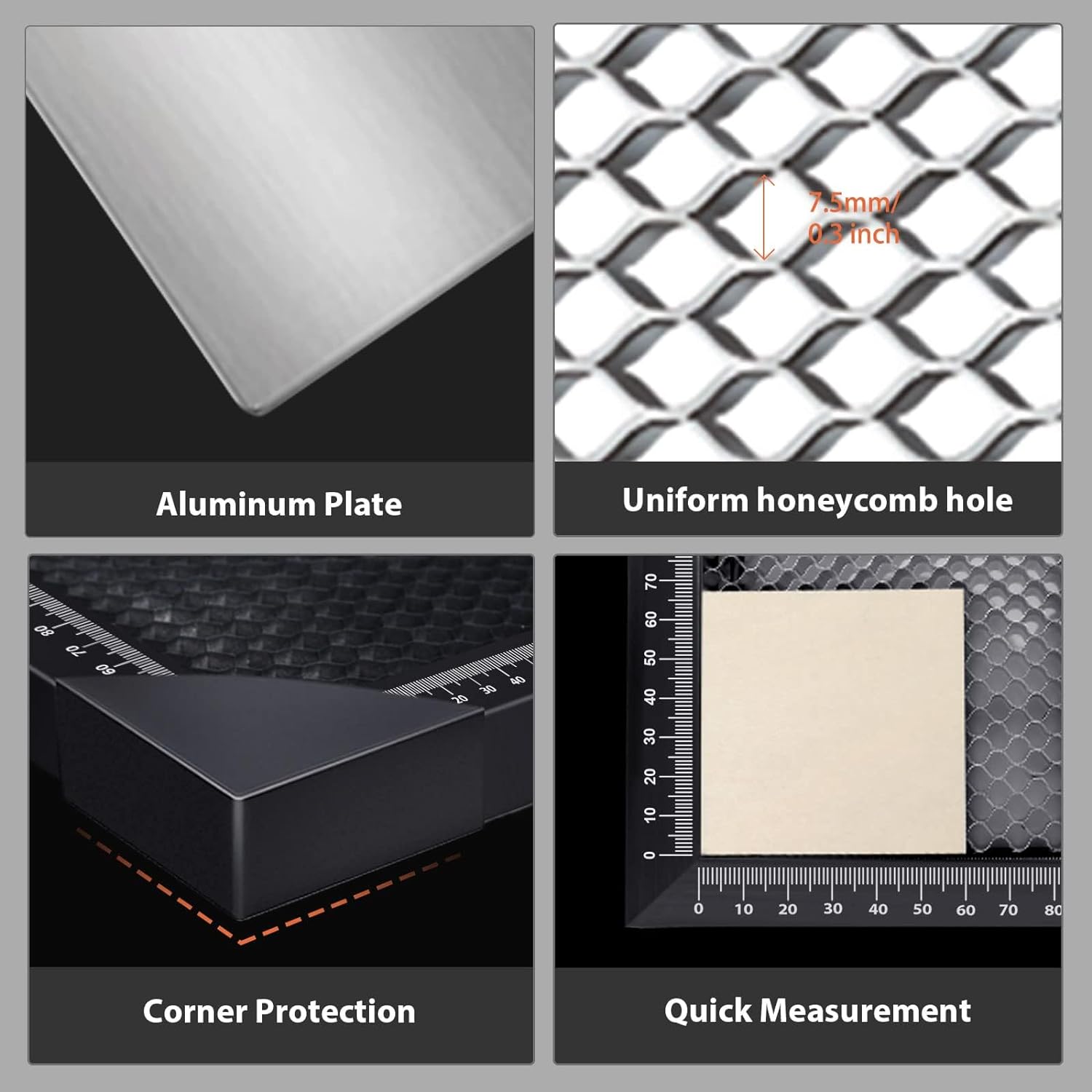 Algolaser-cama láser con plata - Honeycomb Laser Bed reseña y precio