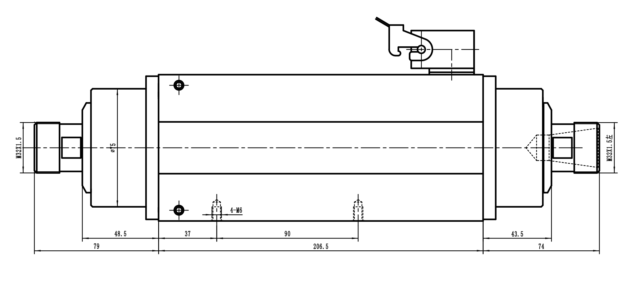 Motor de Husillo Refrigerado p - Cnc Spindle Motor reseña y precio