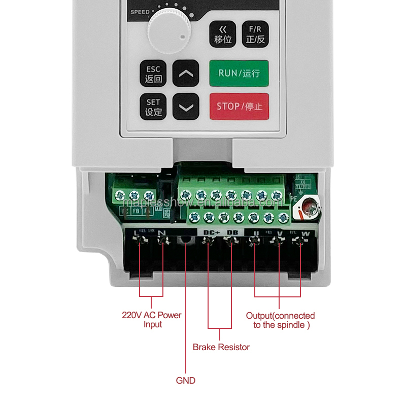Inversor 1.5kw 110v/220v/380va - Cnc Spindle Motor reseña y precio